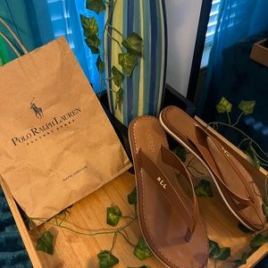 Authentic Lauren Ralph Lauren Slides